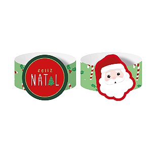 Porta Guardanapo Papai Noel Chegou - 6 Un