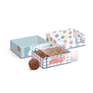 Caixa com Luva Os Coelhinhos Sortido M 11X7,5X4,5 - 8 Un