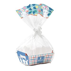 Kit Cesta Os Coelhinhos P 18x13x7,5cm - 1 Un