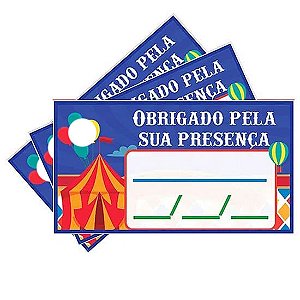 Tag COM Furo Circo - 15 Un