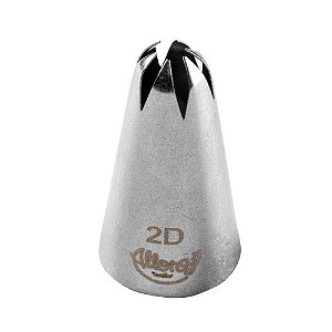 Bicos para Confeitar Flor de Pitanga Aço Inox Nº2D - Cromus Allonsy