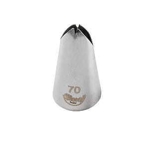 Bicos para Confeitar Folha Aço Inox Nº70 - Cromus Allonsy
