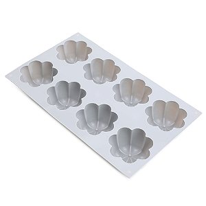 Forma de Silicone 29,1X17,1X3,8cm - Monoporção Flan - Cromus Allonsy