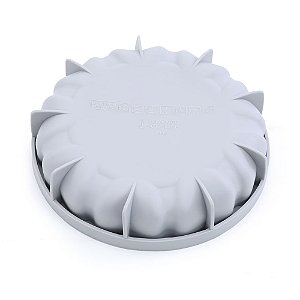 Forma de Silicone 19X19X4,7cm - Redondo Pétala - Cromus Allonsy
