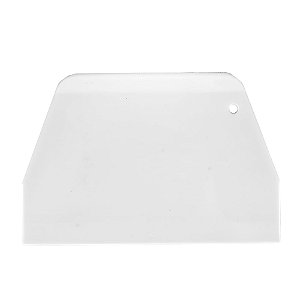 Espátula Raspadora Branco 19,5X12,8cm - Plástico - Cromus Allonsy