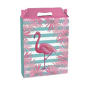 Caixa Maleta Retangular Vertical Flamingo P 15X6X18