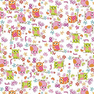 Saco Metal 35X54 Coruja Mix - 100 Un