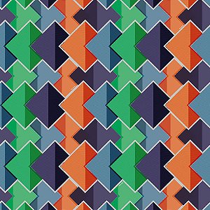 Saco Metal 60X90 Geometric - 25 Un