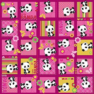 Saco Perolado 15X29 Little Panda - 100 Un