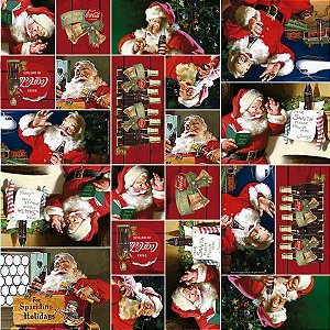 Saco Perolado 15X29 Natal Coca Cola com 1000-Lp