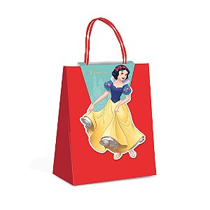 Sacola Papel com Fecha Branca de Neve P 21,5X15X8