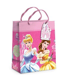 Sacola Papel Princesas Mini 10,5X9,5X4 - 10 Un