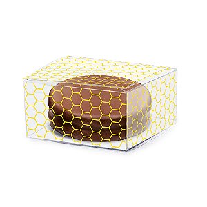 Caixa Clean para 1 Pão de Mel Favo 8X8X4 - 10 Un