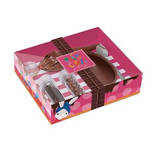 Caixa Confeiteiro Brilho de Páscoa Rosa 100G