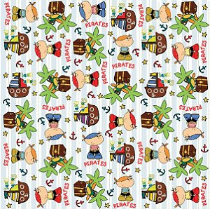 Saco Perolado 15X29 Piratas - 100 Un