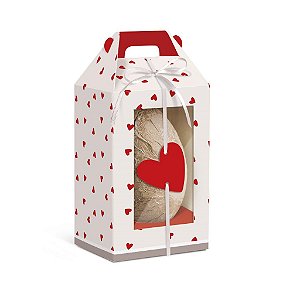 Caixa Maleta Vertical Ovo com Visor Romeu e Julieta 500G - 6 Un