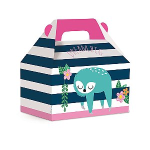Caixa Maleta Kids Bicho Preguica M 12X8X12 - 10 Un