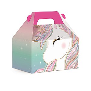 Caixa Maleta Kids Magia Do Unicórnio M 12X8X12 - 10 Un