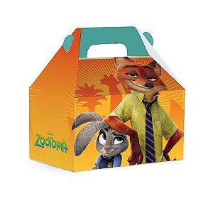 Caixa Maleta Kids Zootopia M 12X8X12 - 10 Un