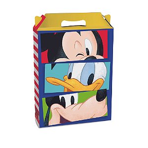 Caixa Maleta Ret Vertical Mickey e Turma M 18X7,5X21