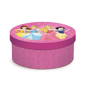 Caixa Rigida Redonda Princesa Real P 15,5X7,5