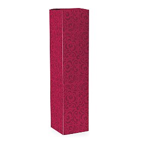 Caixa Vinho Relevo Marsala 8X8X33