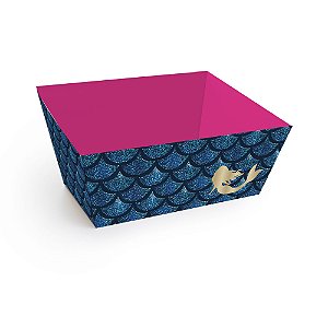 Cesta Cartão Trapézio Sereia P 19X13X8