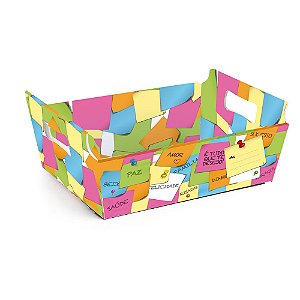 Cesta de Cartão Lembrete Mini 10X7X4 - 10 Un