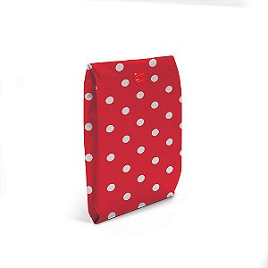 Envelope Poá Vermelho/Branco 40X28X6 - 25 Un