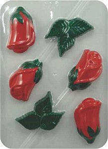 Forma para Pirulito Flor 2 - 10 Un