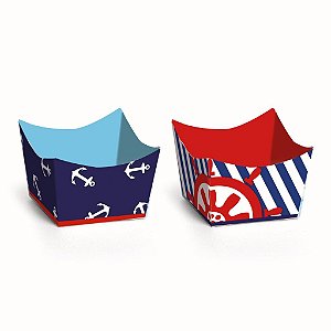 Forminha para Doce Cachepot Compose Navy - 24 Un