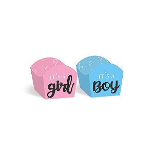 Forminha para Doce Decorada Compose Boy Or Girl - 24 Un