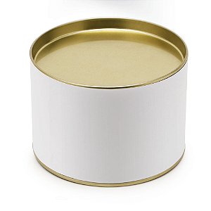 Lata para Doces Branco 7X10cm