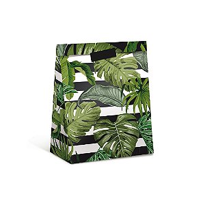 Pacote para Presente Folhagens P 21,5X15X8