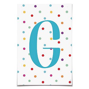 Letra para Faixa Decorativa G Colore - 6 Un
