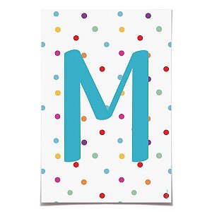 Letra para Faixa Decorativa M Colore - 6 Un