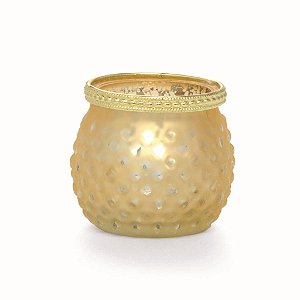 Mini Vaso Dourado Casamento Escarlate 7,5X7