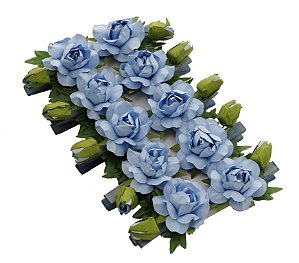 Prendedor Suave Azul Claro (Prendedores Florais) - 10 Un