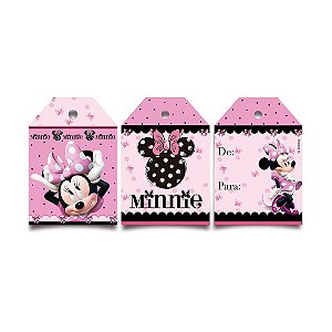 Tags de Para Pink Minnie 4,5X6,5 - 12 Un
