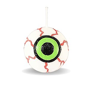 Vela de resina artesanal Olho assustador para decoração de Halloween