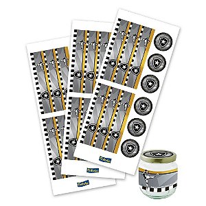 Adesivo para Lembrancinhas Botafogo - Festcolor - 36 Un