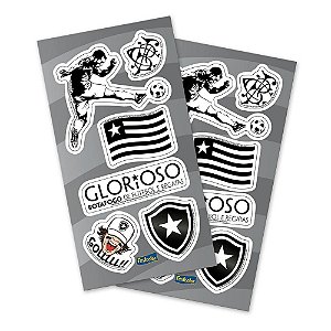 Adesivo Especial Botafogo - Festcolor - 4 Un