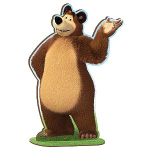 MDF Personagem G Masha e Urso - Festcolor - 1Un