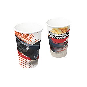 Copo Papel 200ml Velozes e Furiosos - Festcolor - 08Un