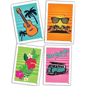 Quadros Decorativos Tardezinha - Festcolor - 04Un