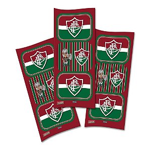 Adesivo Retângular Fluminense - Festcolor - 12 Un