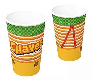 Copo Papel 200ml Chavescm - Festcolor - 08Un