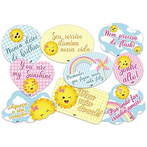 Kit Placas Raio de Sol  - Festcolor - 09Un