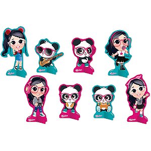 Decoração de Mesa Luluca - Festcolor - 08Un