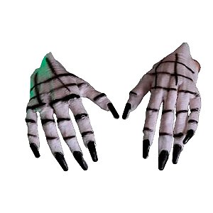 Luva Mãos De Zumbi Halloween - Cromus - 1Un